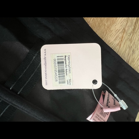 NWT agent provocateur block stripe satin corset - Picture 6 of 8